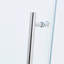Porte de douche coulissante simple demi-cadre l 56 à 60 po x H 75 po, acier inoxydable 304 en chrome, verre trempé clair de 5/16 po (8 mm) de style GSCC