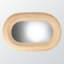 Miroir d'appoint mural brun naturel Morrison
