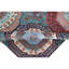 Hand Knotted Wool Area Rug in Green