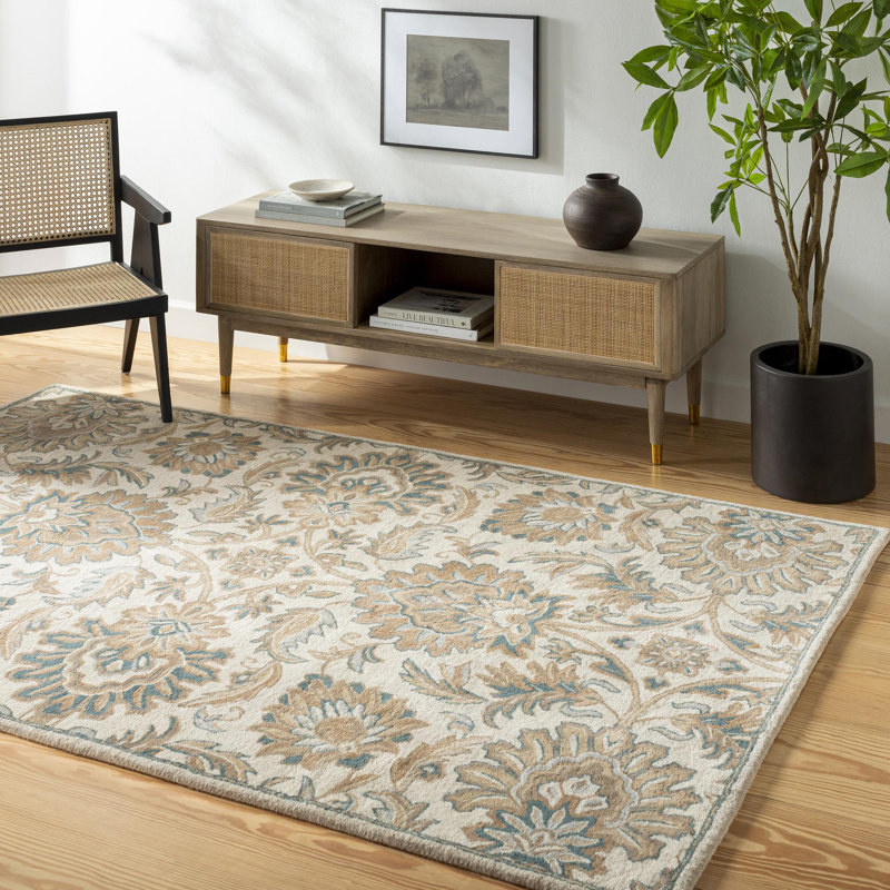 Arfath Wool Oriental Indoor Rug, Rectangle 9' x 12'