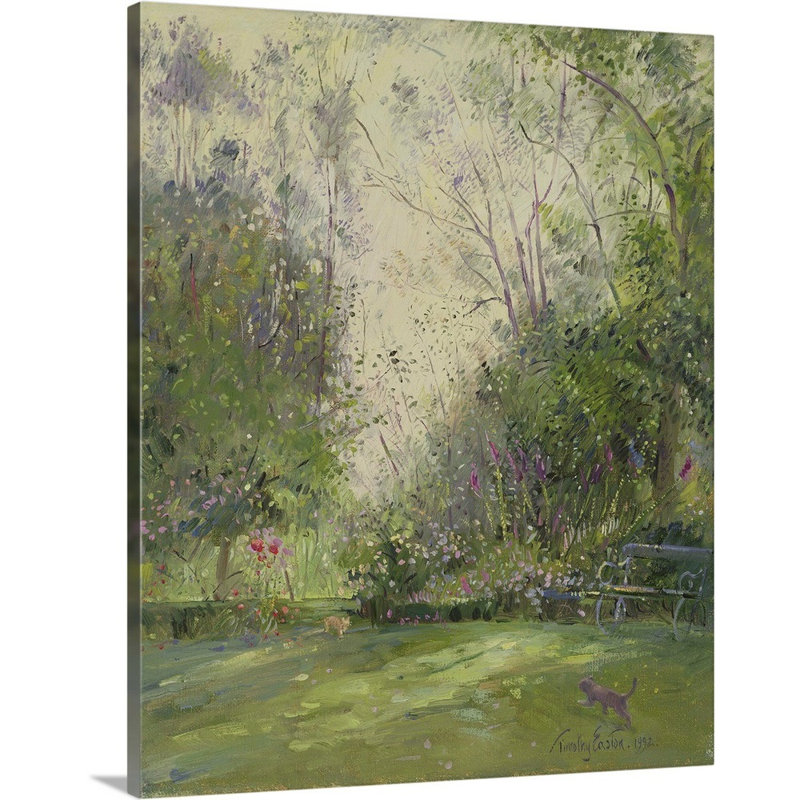 «The Edge of the Wood» par Timothy Easton - reproduction d'art sur toile, H 30 po x l 24 po x P 1,25 po, Toile tendue