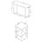 White Marble 4-Piece Dining Set