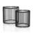 Alkinoi Mirrored Glass Top Nesting Tables