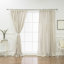 Abelia Semi Sheer Curtain-1466434362