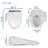 Smart Heated Toilet Seat with Self-Cleaning Nozzle