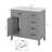 36" Bathroom Vanity With Sink Combo, Drawers-114234397