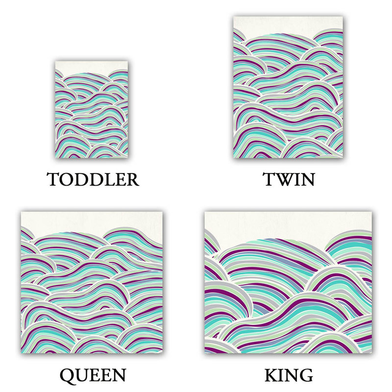 Polyester Abstract Duvet Cover, 1 King Duvet Cover + 2 King Shams