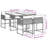 Hokku Designs Patio Dining Set With Cushions Poly Rattan-1296217516-1296217522-1296217523