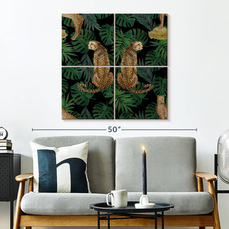 Brampt Exotic Cheetahs, 32" H x 32" W