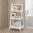 Meeka Solid Wood Bathroom Shelves-904008565