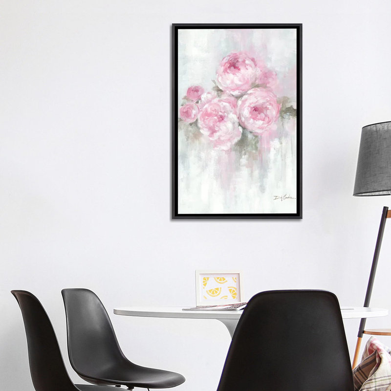 Reproduction d’art « A Pink Noël » par Debi coules, H 26 po x l 18 po x 1,5 po, Toile tendue, Aucun mat