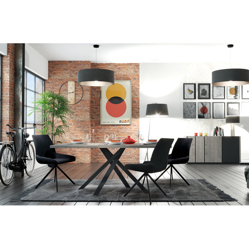 Gabaldon Metal Base Dining Table