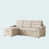 Tissu beige est en rupture de stock sélectionné