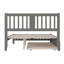 Lit plateforme en bois massif Anakin avec lit gigogne assorti-63783813-63783811