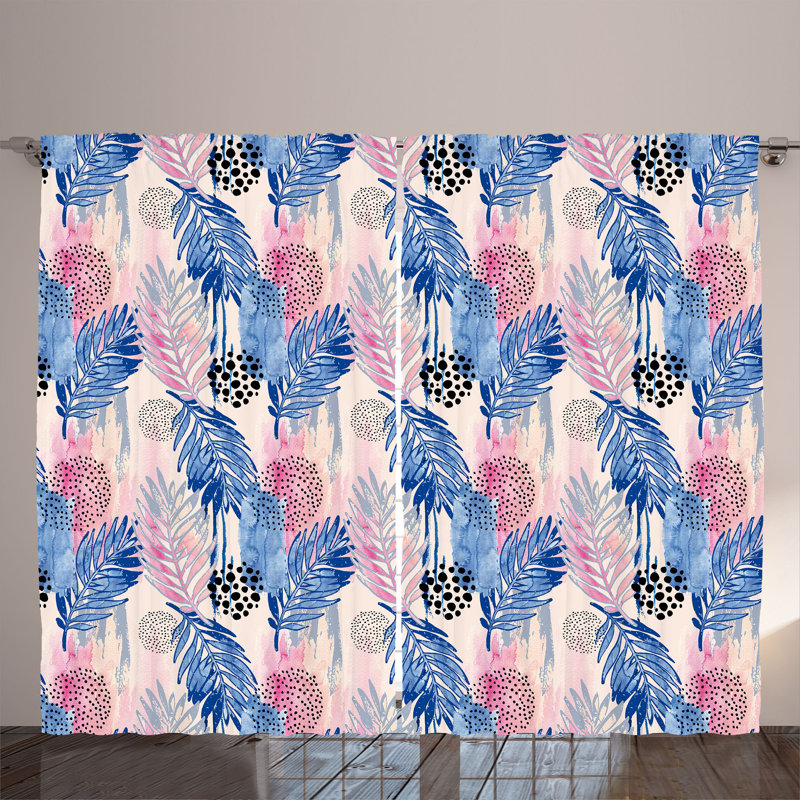 Semi Sheer Curtain Pair