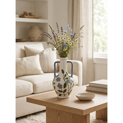 Vase floral en céramique Amphora
