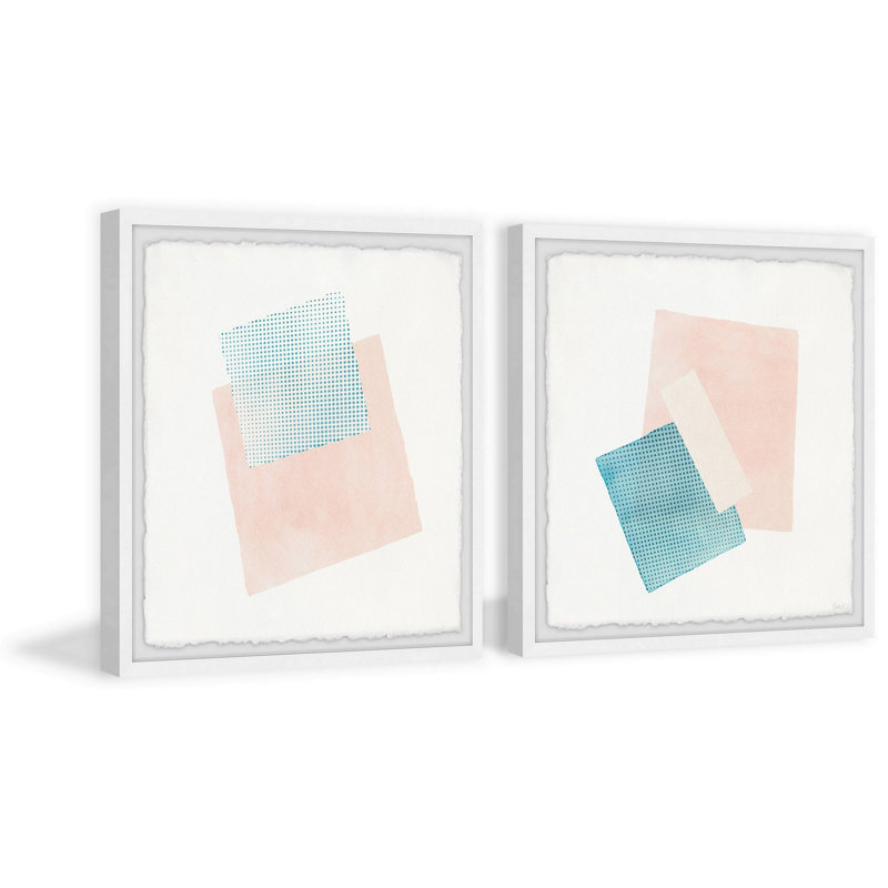 Diptyque patché ou non patché, H 24 po x l 24 po x P 1,5 po
