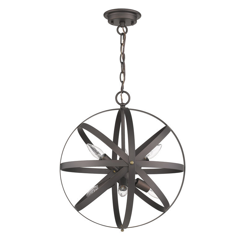 Hinckley 6 - Light Dimmable Globe Chandelier
