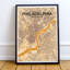 « philadelphia city map », reproduction d’impression sur affiche-31734737