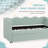 Linen Upholstered Gingham Daybed With Trundle, Usb Charging Port & Wave-shaped Design, No Box Spring Needed-372022680