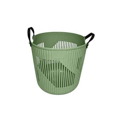 P lastic  storage basket Laundry Basket Dirty Clothes Basket Dirty Clothes Bin  Stackable Household Storage Bin  Large-Capacity Bathroom Storage Basket