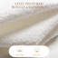 Structure de lit tapissier moderne avec tête de lit ajustable, tissu bouclé texturé-396725232-396725235