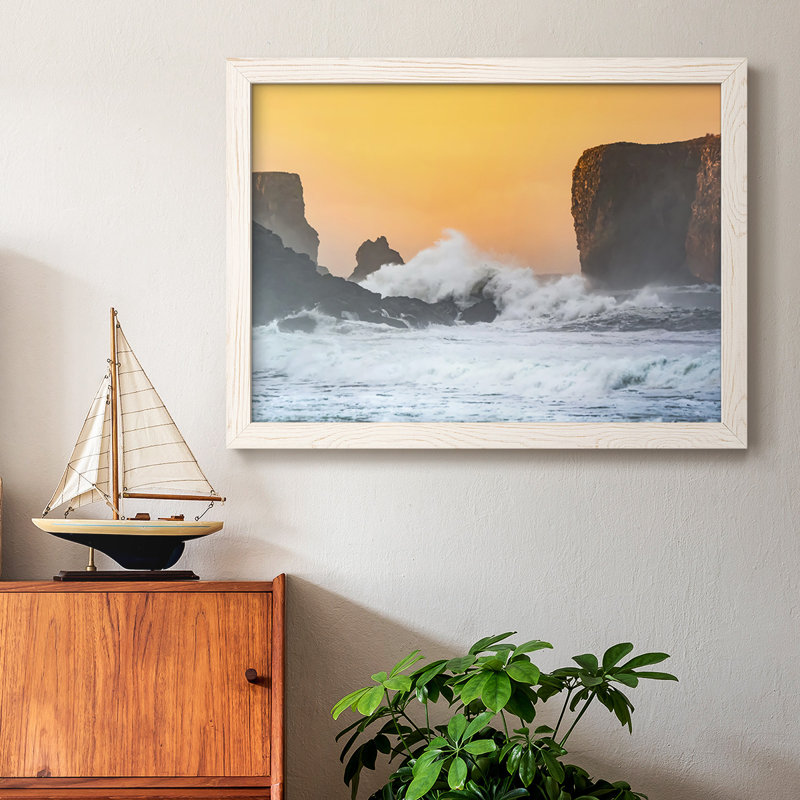 Vaporisateur encadré sur toile, H 18 po x l 26 po, Blanc