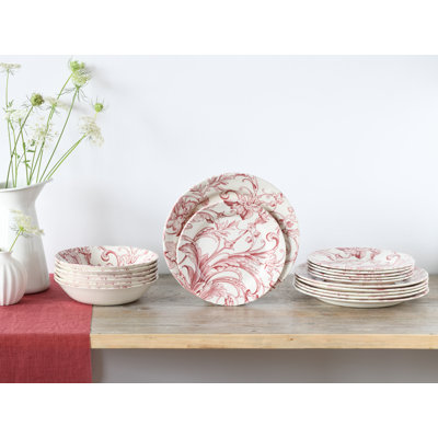 Valencia 18 Piece Dinnerware Set - Service for 4