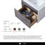 Ensemble de meuble-lavabo mural simple 24 po Kynlyn-1984212317