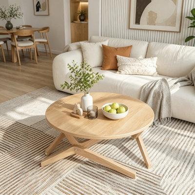 Round 2-in-1 Transformer Coffee Table