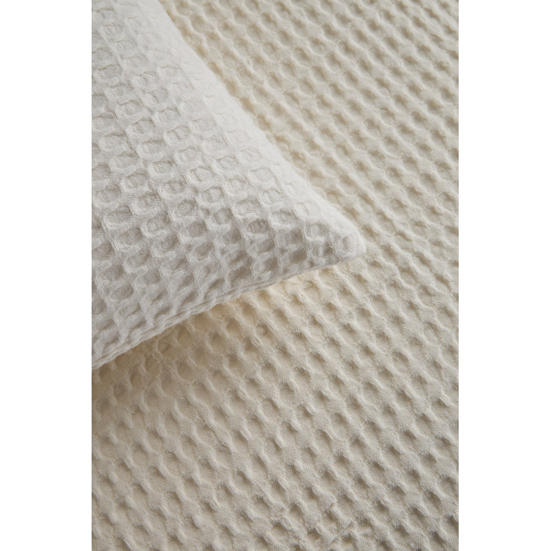 Zuma Waffle Blanket, Cream, Queen