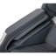 Fauteuil de massage en polyuréthane gris anthracite