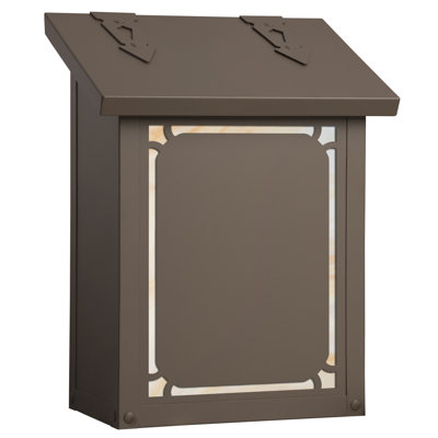 Monarch Metal Wall Mounted Mailbox