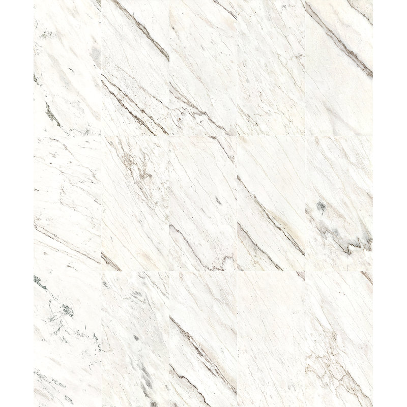 12 x 24 marbre, marbre naturel, pour mur et plancher, carrelage en marbre poli, pierre naturelle, marbre véritable, marbre véritable, 1 boîte de 4 pièces