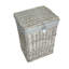 Wicker Laundry Basket with Lid and Cotton Liner-680873233-680873239