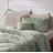 4PCS King/Cal King Velvet Duvet Cover Set with Throw Pillow