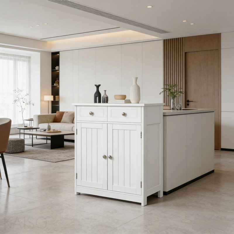 Armoire de rangement Foyer, Blanc