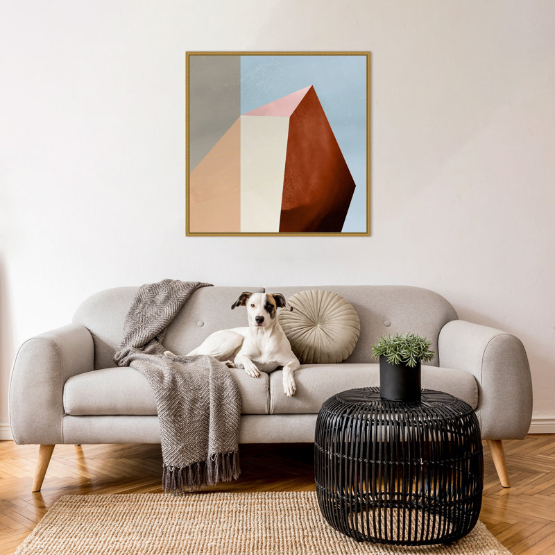 "Essentially Minimal IV" par Sisa Jasper, reproduction d'art sur toile encadrée, H 30 po x l 30 po