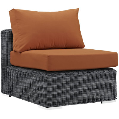 Invite Outdoor Patio Sunbrella Armless