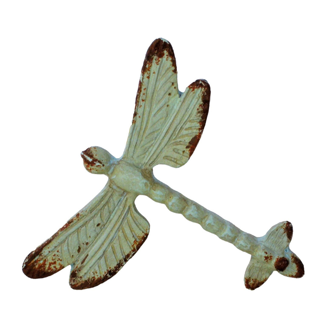 Vintage Verdigris Dragonfly Knob (Set of 4) Charleston Knob Company