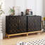 Armoire de rangement moderne avec portes et tablettes Modern Buffet