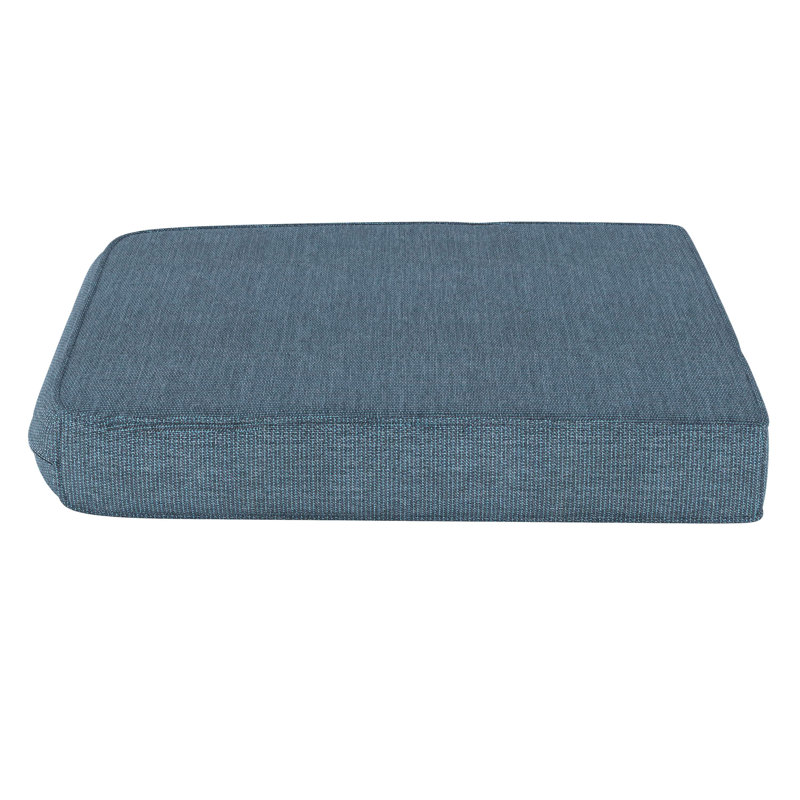 Outdoor Sunbrella® Seat Cushion, Spectrum Denim Sunbrella®, 17" W x 17" D