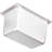 Carlisle Food Service Products DuraPan™ 1 Gallons Rectangle Stainless Steel Food Storage Container
