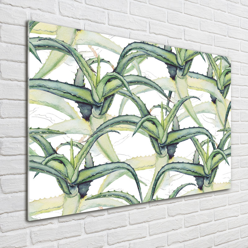 Aloe - No Frame Print on Glass