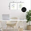 Ensemble de 2 plaques murales bleuet et herbes pervenche, design par Yvette St. Amant