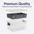  3.4 Qt. Clear Mini Storage Bin with Lid, Plastic Organizing Storage Box for Home, 18 Pack-1927256000