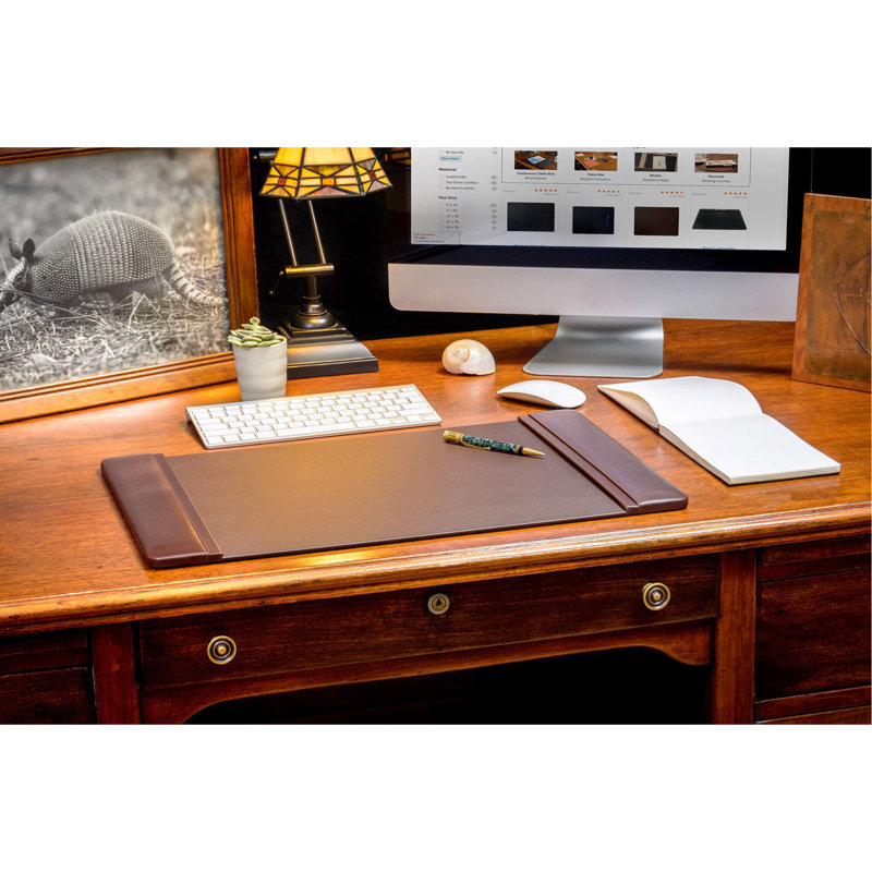 Sous-main de bureau Bramfield, Brun chocolat