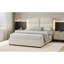 PU Leather Hydraulic Platform Bed with Lift Up Storage and Sensor LED Lights-862986407