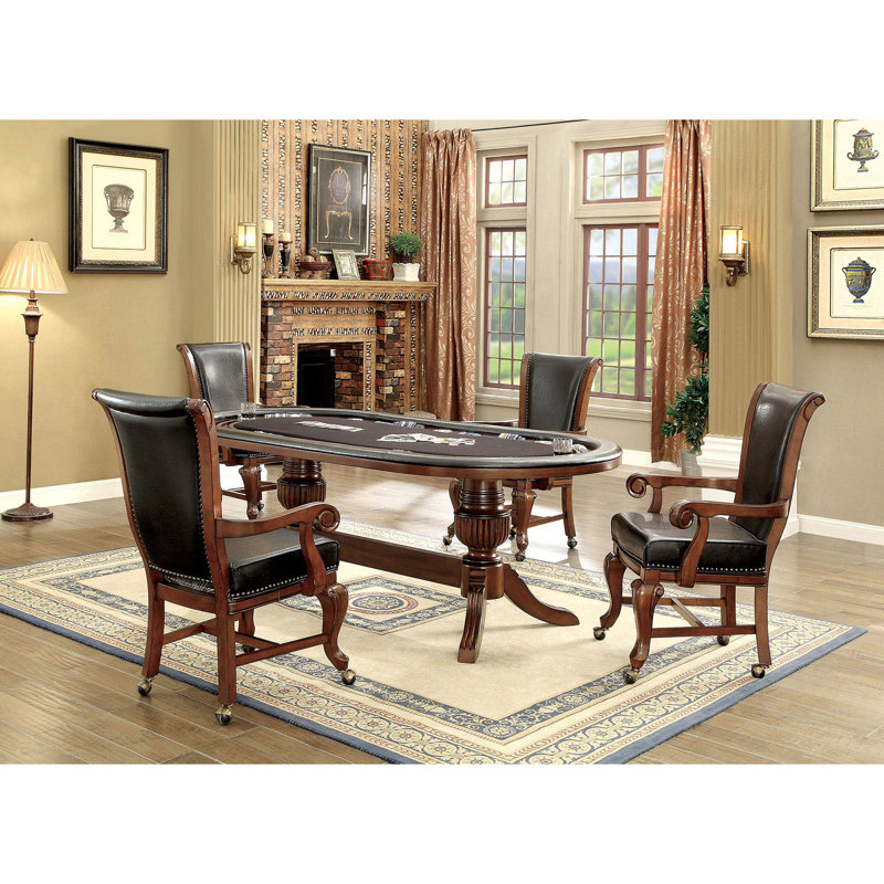 Table de poker à 6 joueurs avec chaises Cozzy Design