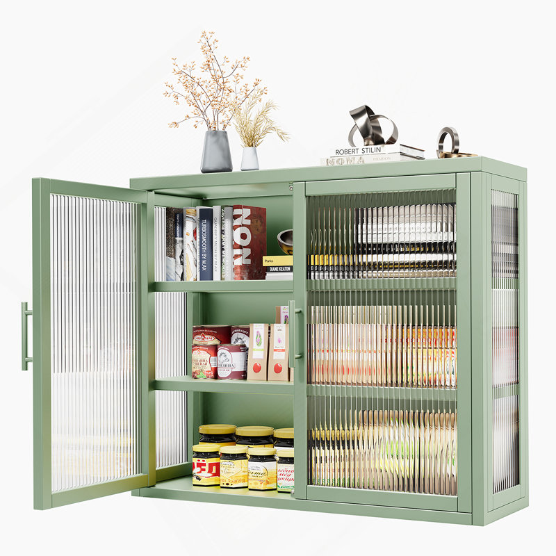 Armoire murale de bureau avec tablettes amovibles